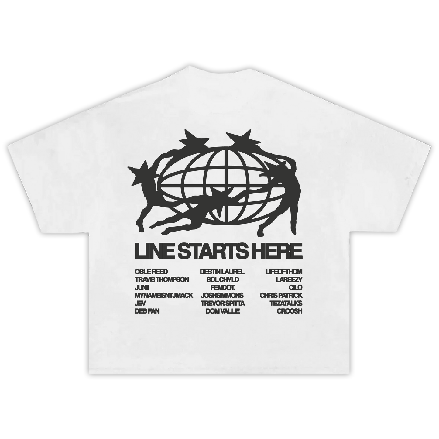 LINE LEADERS 'TOUR' T-SHIRT